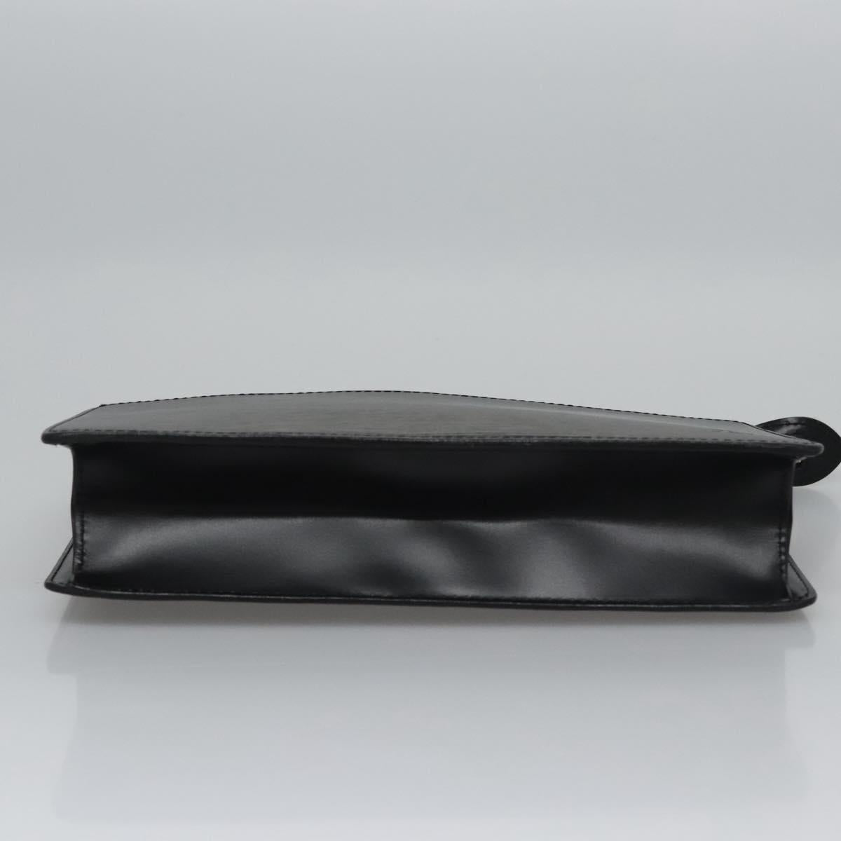 LOUIS VUITTON Epi Pochette Homme Clutch Bag Black Noir M52522 LV Auth EC319