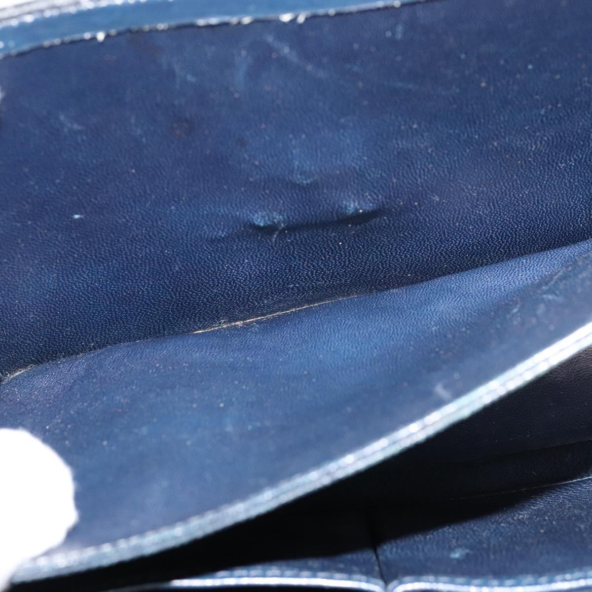 CELINE C Sulky Shoulder Bag Canvas Navy Auth EC321