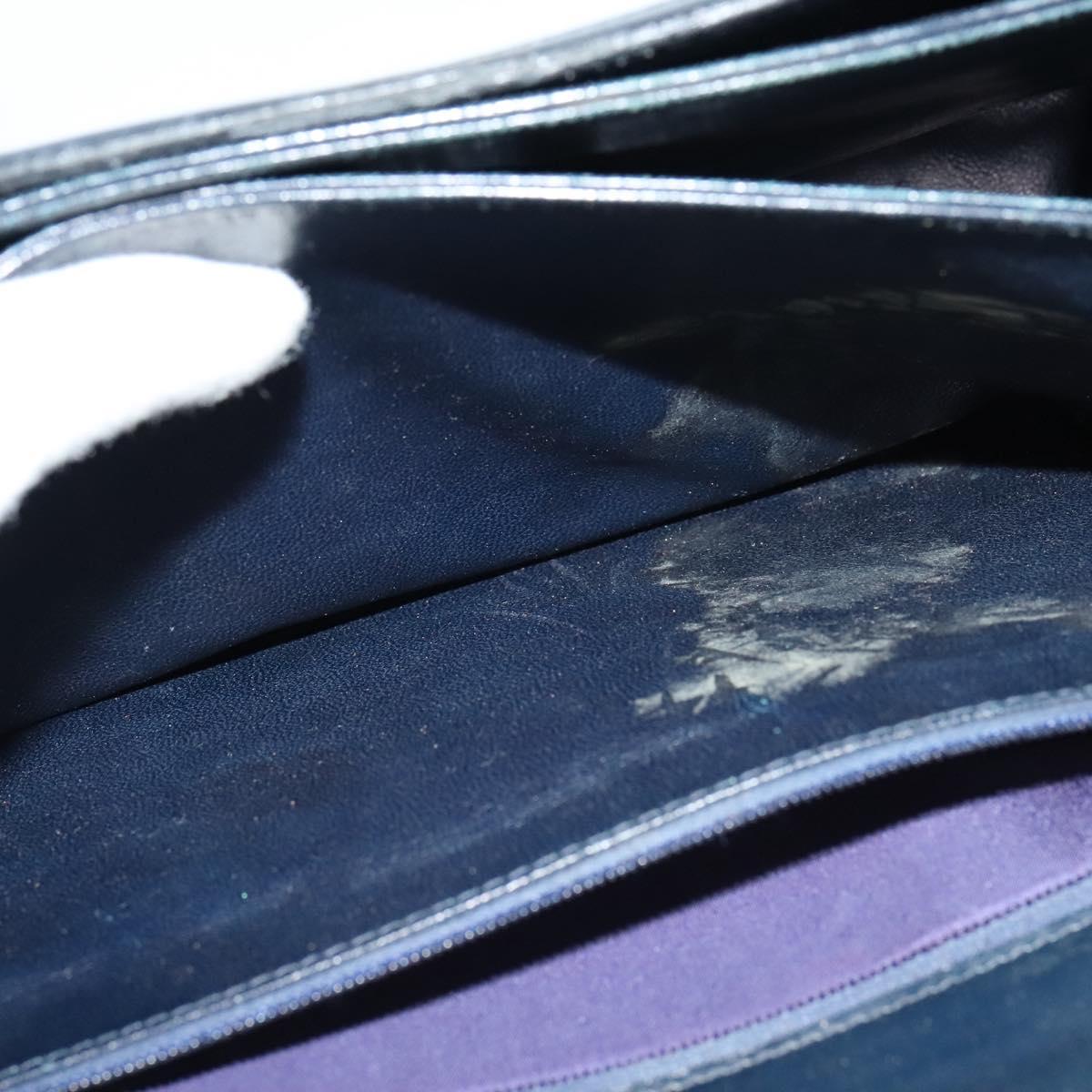 CELINE C Sulky Shoulder Bag Canvas Navy Auth EC321