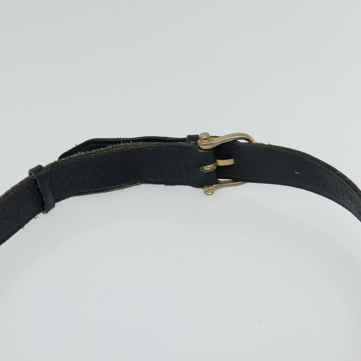 CELINE C Sulky Shoulder Bag Canvas Navy Auth EC321