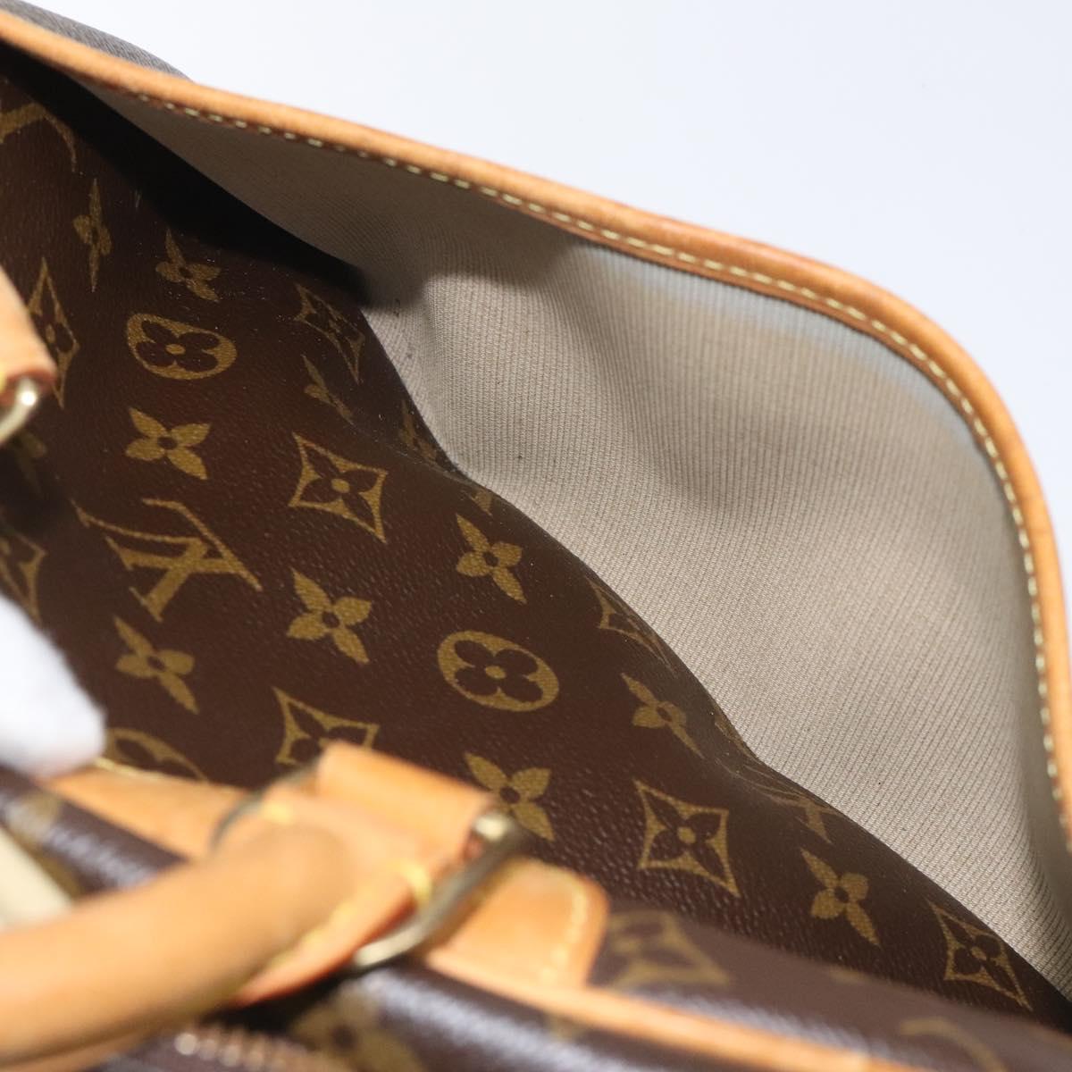 LOUIS VUITTON Monogram Trouville Hand Bag M42228 LV Auth EC338