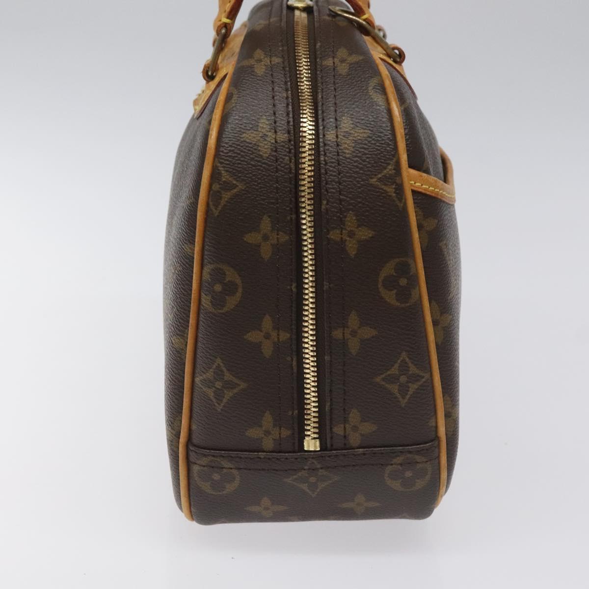 LOUIS VUITTON Monogram Trouville Hand Bag M42228 LV Auth EC338