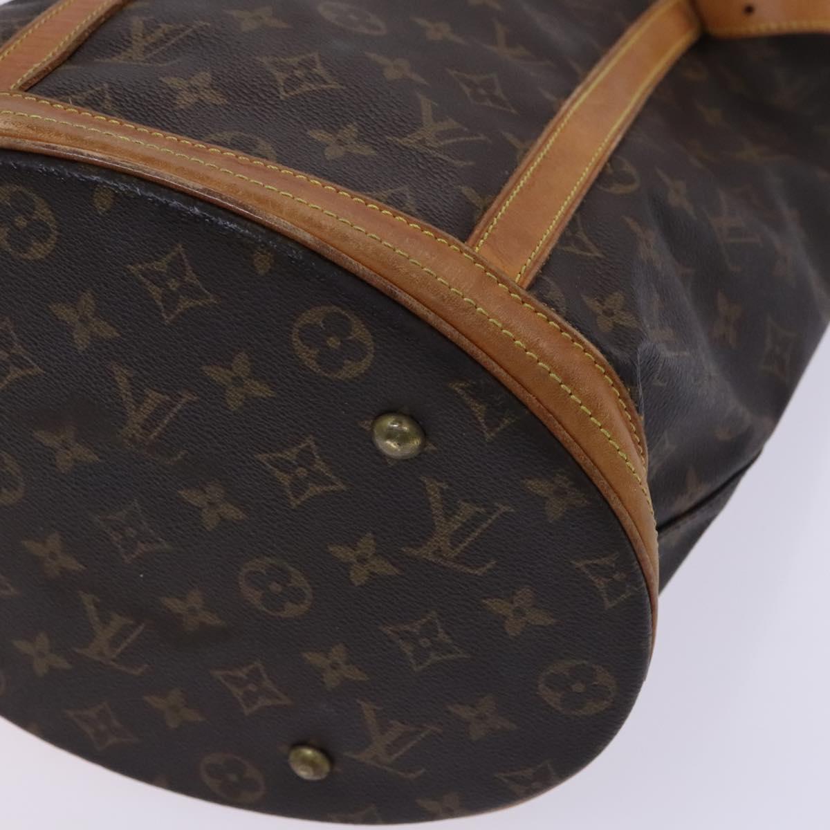 LOUIS VUITTON Monogram Bucket GM Shoulder Bag M42236 LV Auth EC345
