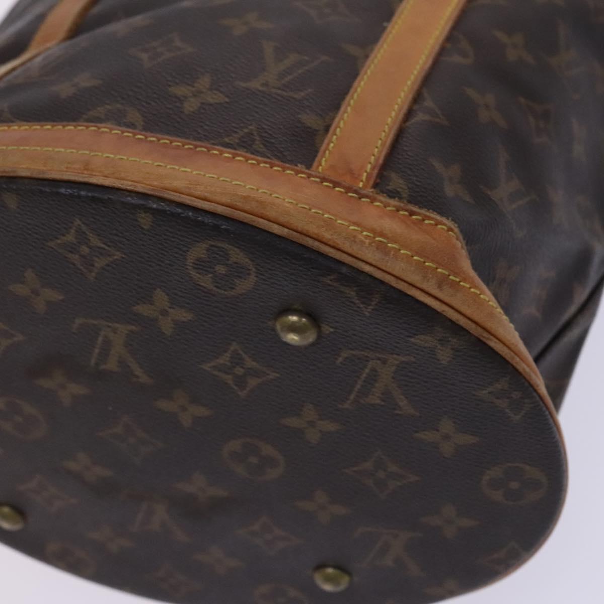 LOUIS VUITTON Monogram Bucket GM Shoulder Bag M42236 LV Auth EC345