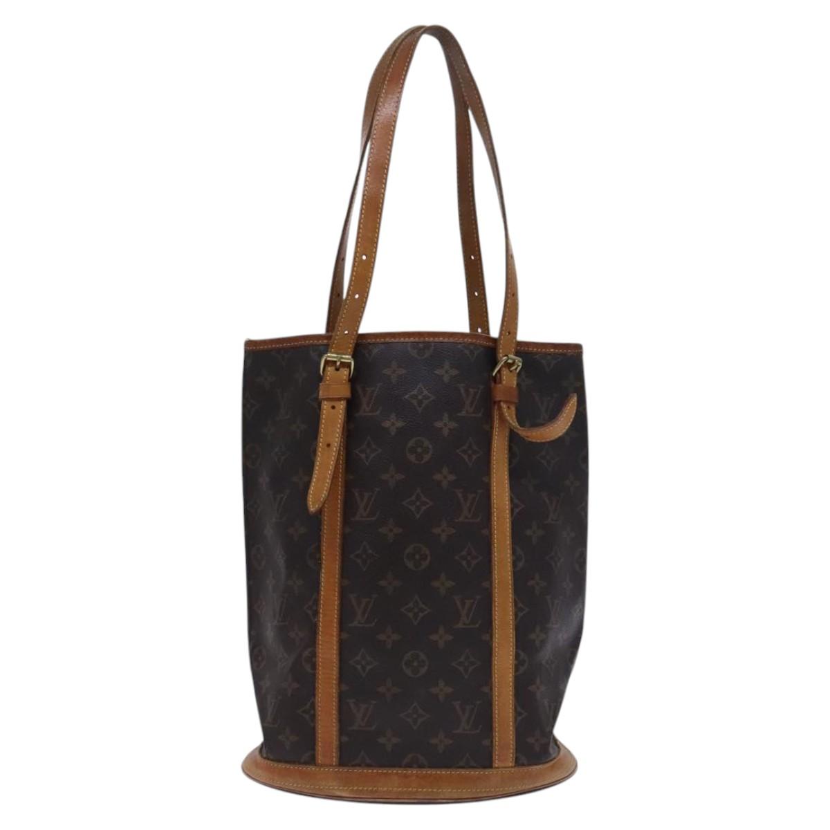 LOUIS VUITTON Monogram Bucket GM Shoulder Bag M42236 LV Auth EC345