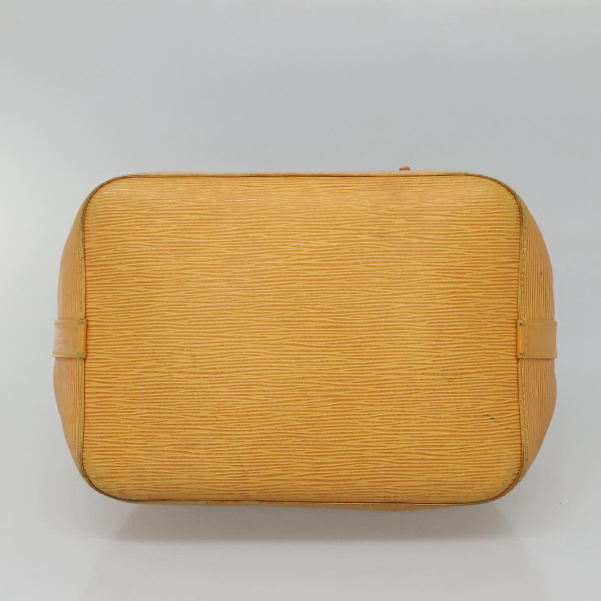 LOUIS VUITTON Epi Petit Noe Shoulder Bag Yellow M44109 LV Auth EC352
