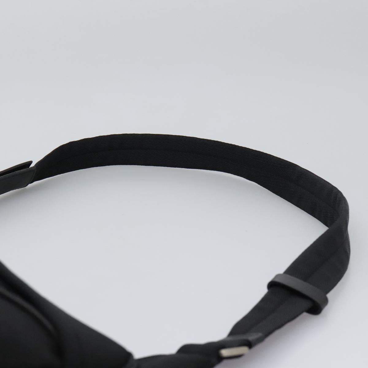 PRADA Shoulder Bag Nylon Black Auth EC354