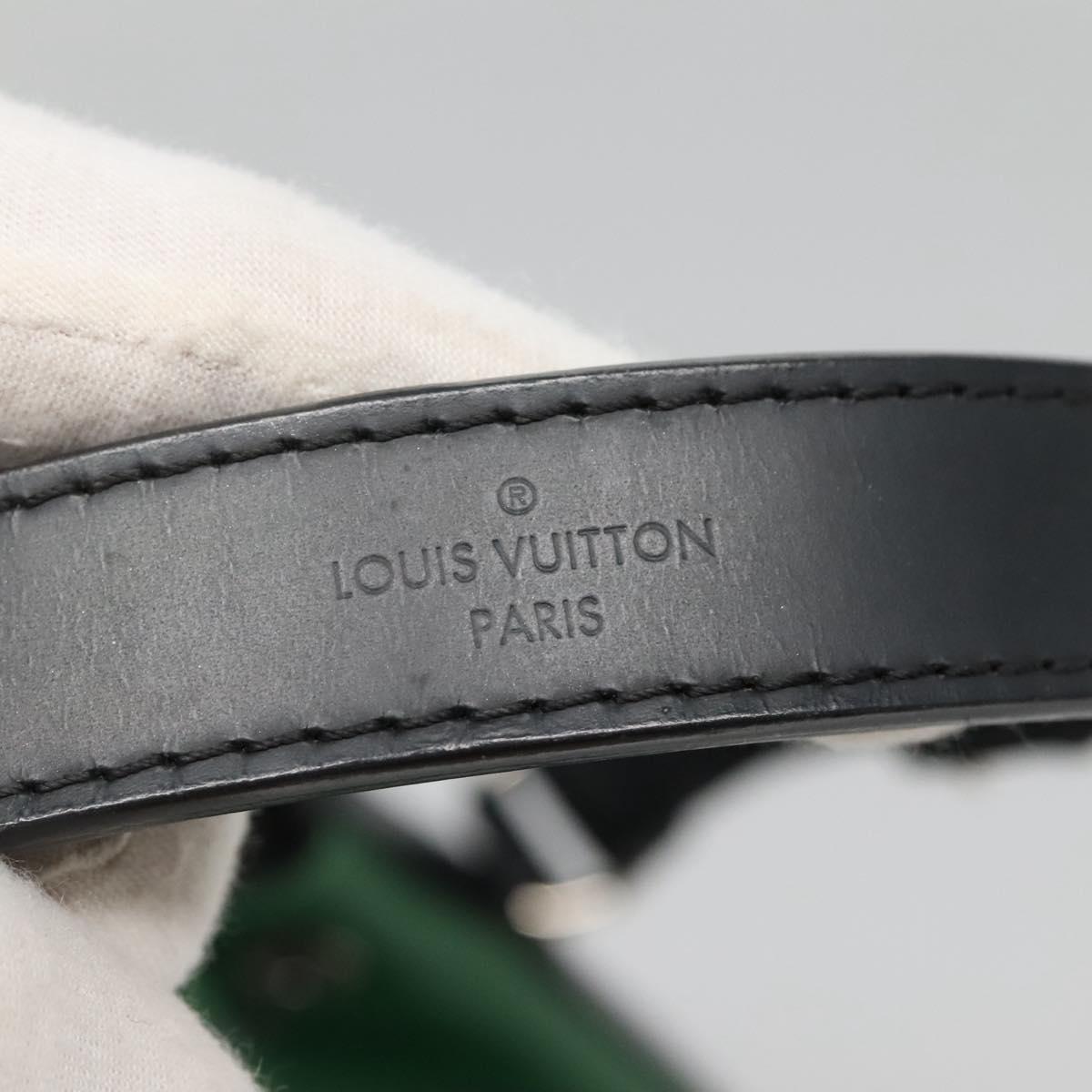 LOUIS VUITTON Epi Petit Noe Bag Tricolor Green Black blue M40880 LV Auth EC365