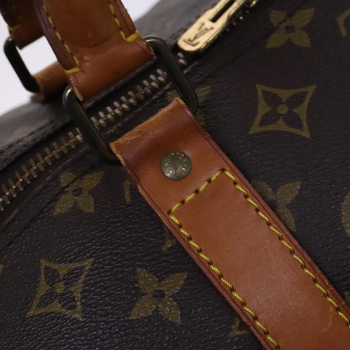 LOUIS VUITTON Monogram Keepall 60 Boston Bag M41422 LV Auth EC404