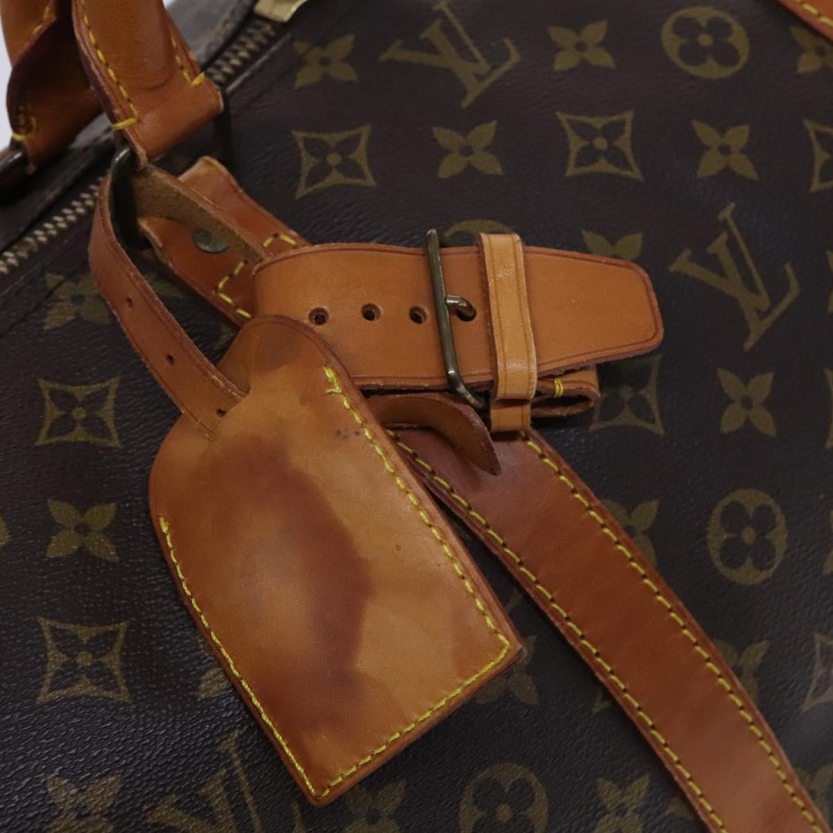LOUIS VUITTON Monogram Keepall 60 Boston Bag M41422 LV Auth EC404