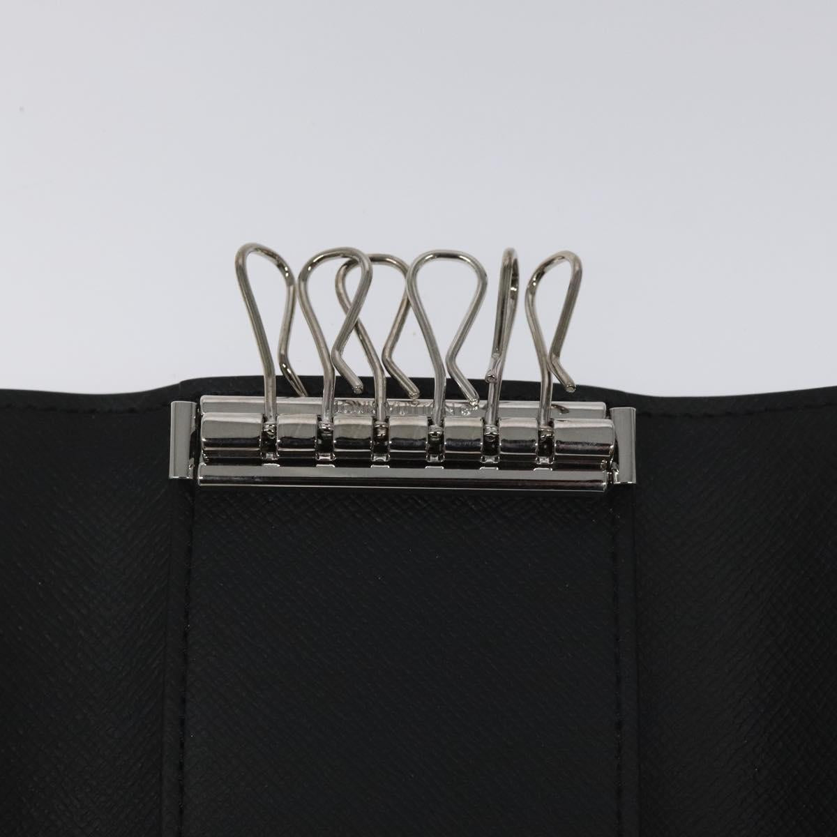LOUIS VUITTON Monogram Eclipse Multicles6 Key Case M82603 LV Auth EC409M