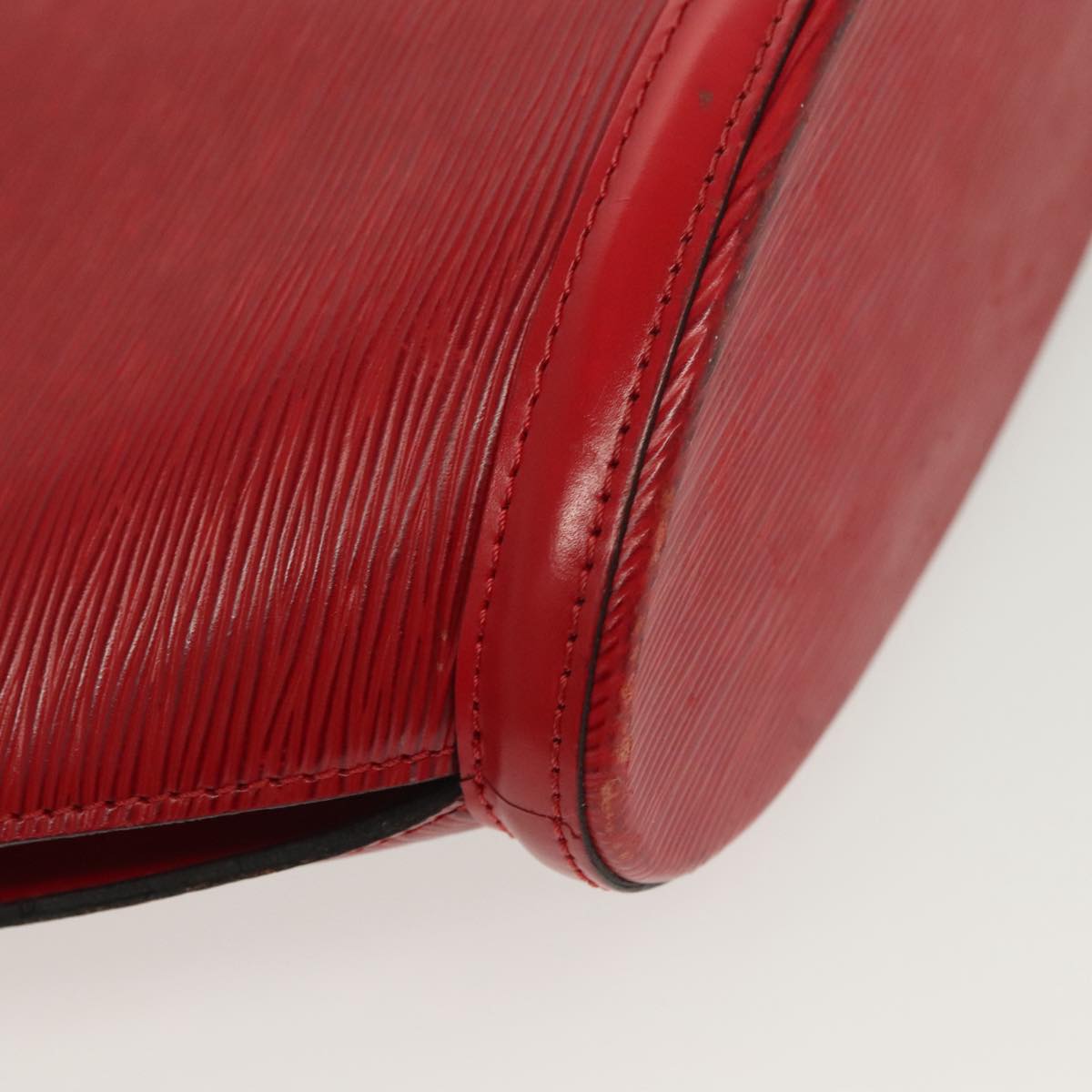 LOUIS VUITTON Epi Saint Jacques Shoulder Bag Red M52277 LV Auth EC445