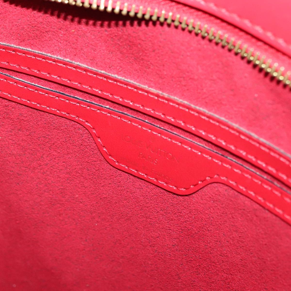 LOUIS VUITTON Epi Saint Jacques Shoulder Bag Red M52277 LV Auth EC445