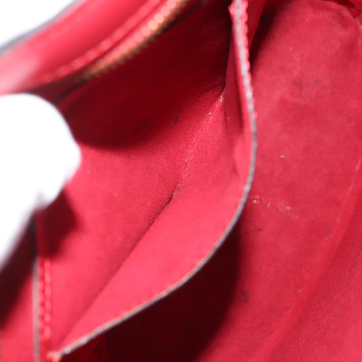 LOUIS VUITTON Epi Saint Jacques Shoulder Bag Red M52277 LV Auth EC445