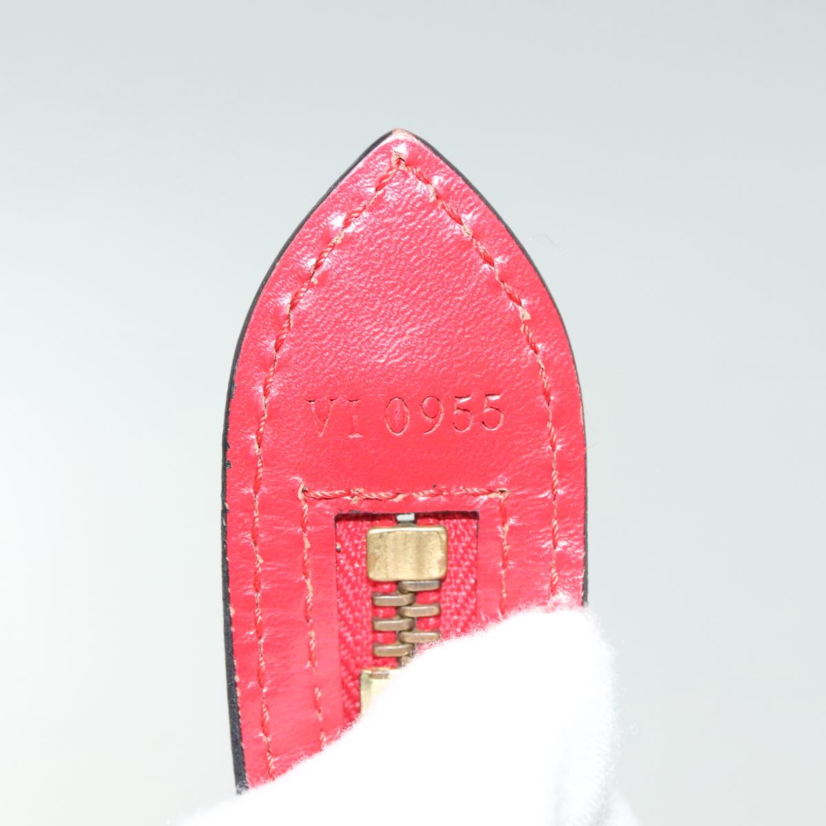 LOUIS VUITTON Epi Saint Jacques Shoulder Bag Red M52277 LV Auth EC445