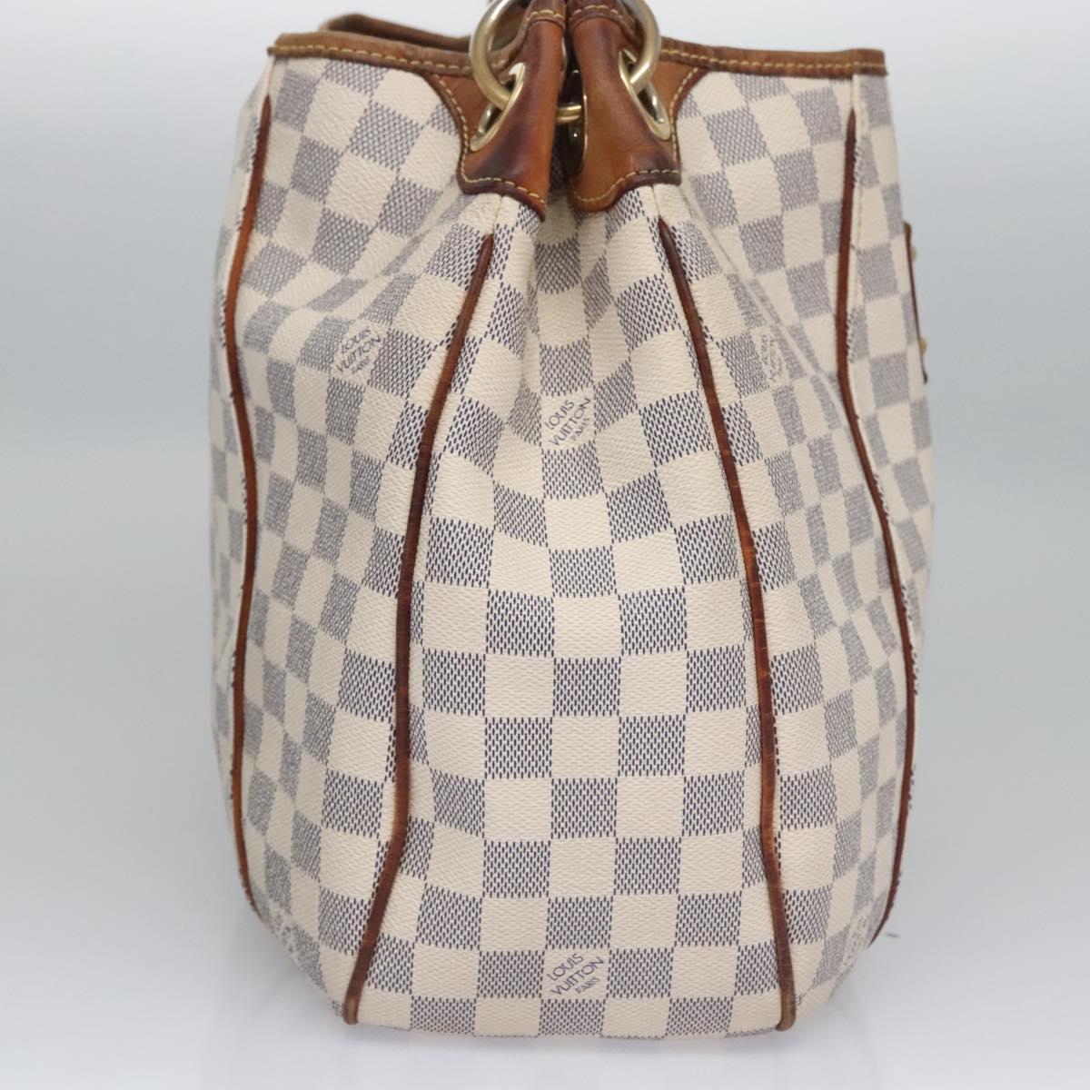 LOUIS VUITTON Damier Azur Galliera PM Shoulder Bag N55215 LV Auth EC449