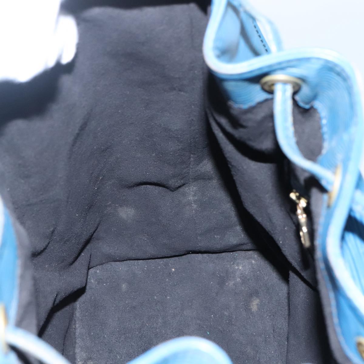LOUIS VUITTON Epi Noe Shoulder Bag Toledo Blue M44005 LV Auth EC450