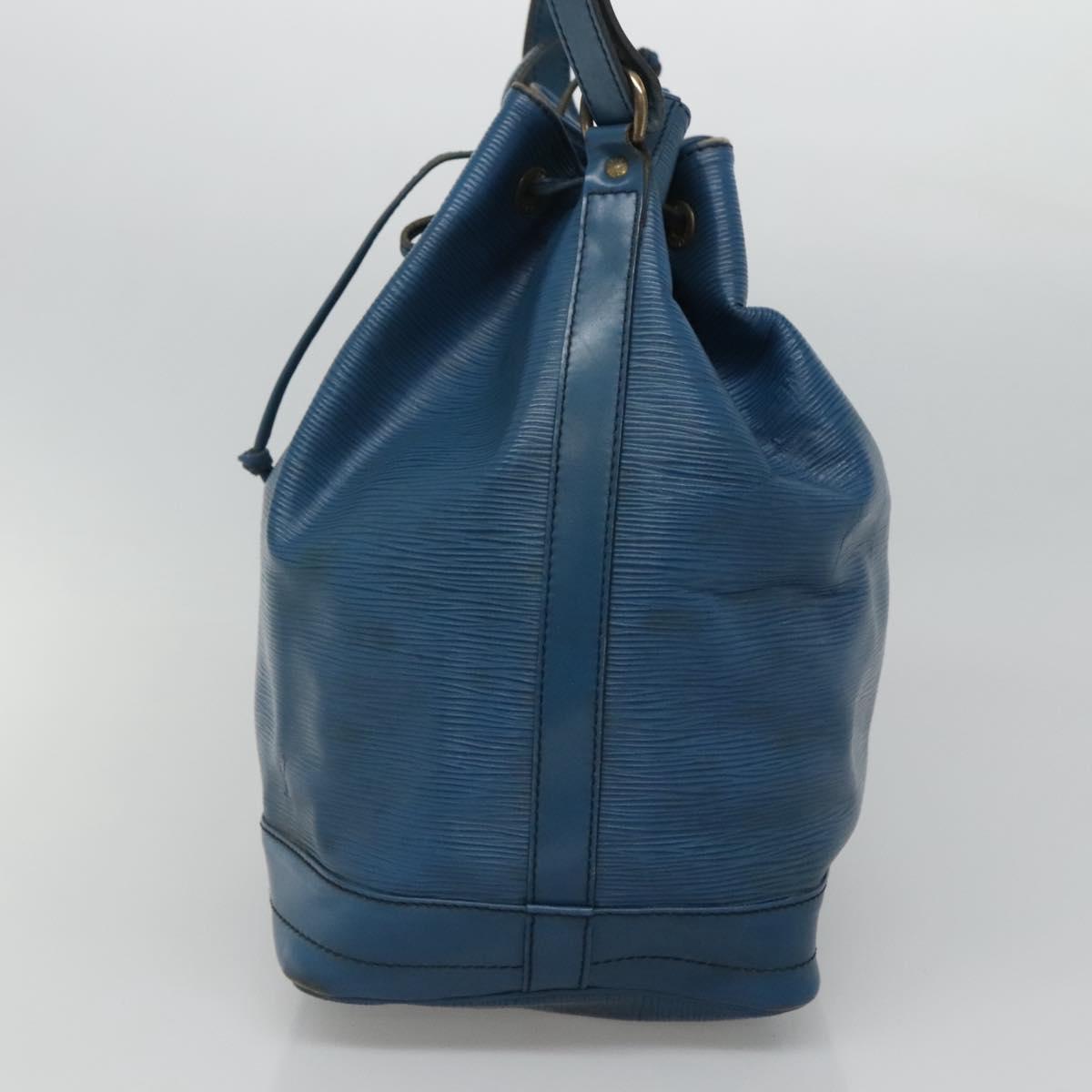 LOUIS VUITTON Epi Noe Shoulder Bag Toledo Blue M44005 LV Auth EC450