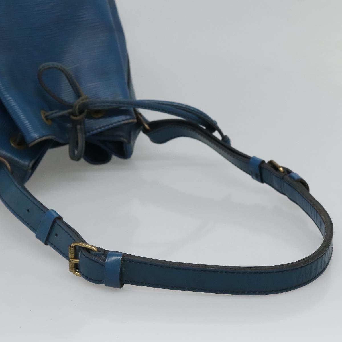 LOUIS VUITTON Epi Noe Shoulder Bag Toledo Blue M44005 LV Auth EC450