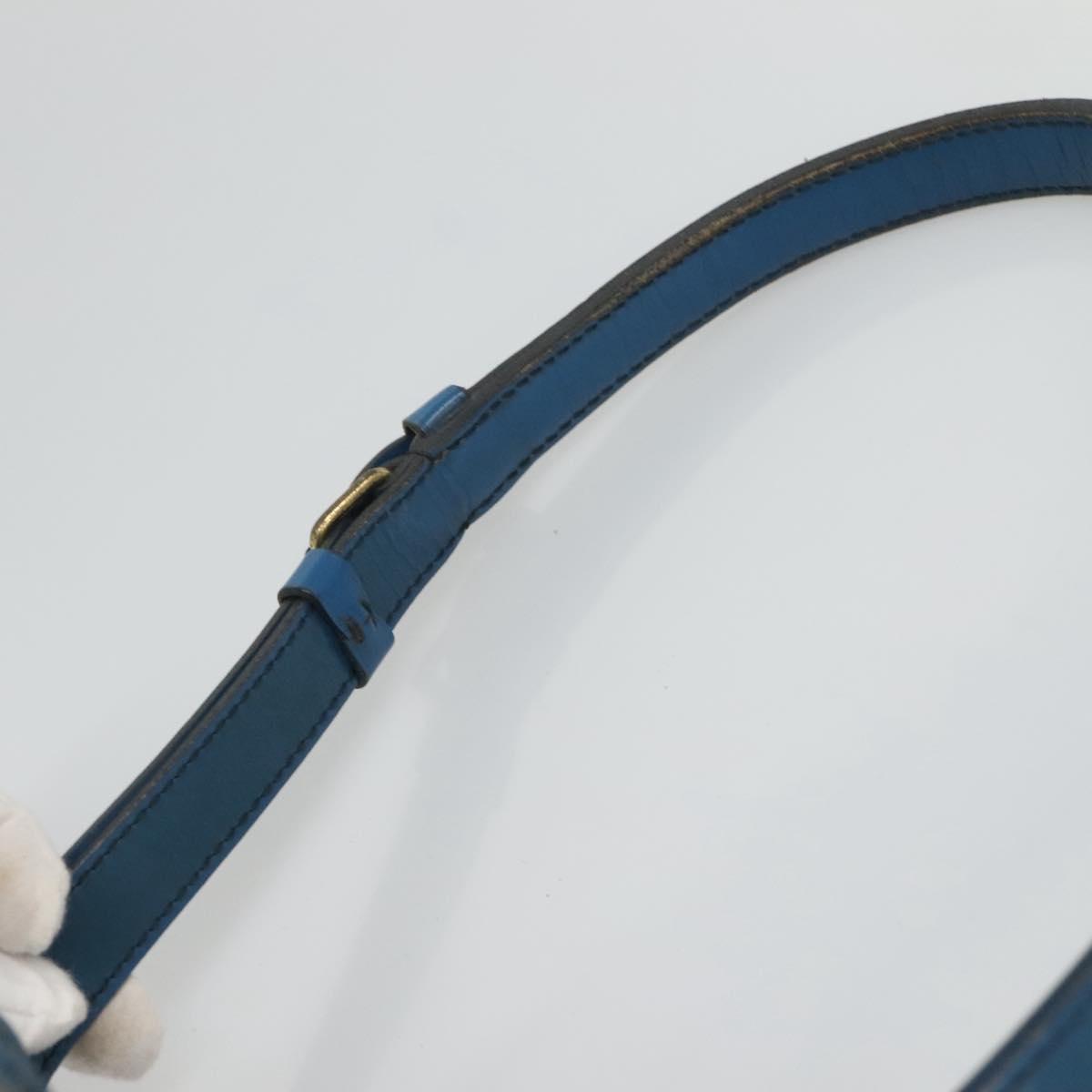 LOUIS VUITTON Epi Noe Shoulder Bag Toledo Blue M44005 LV Auth EC450