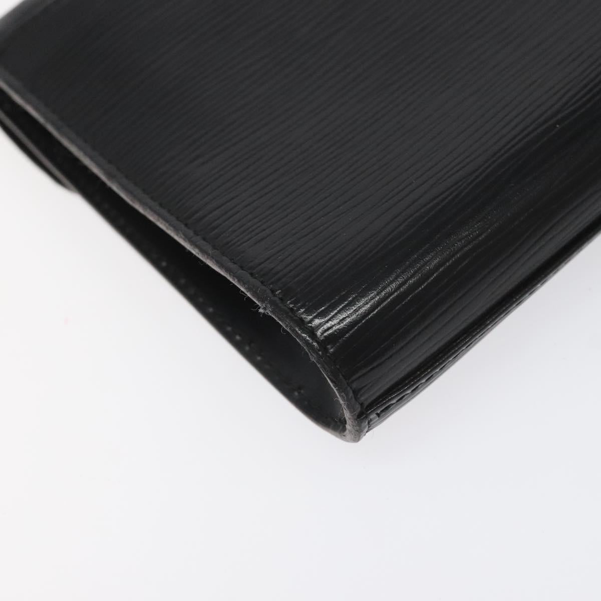LOUIS VUITTON Epi Art Deco Clutch Bag Black M52632 LV Auth EC463