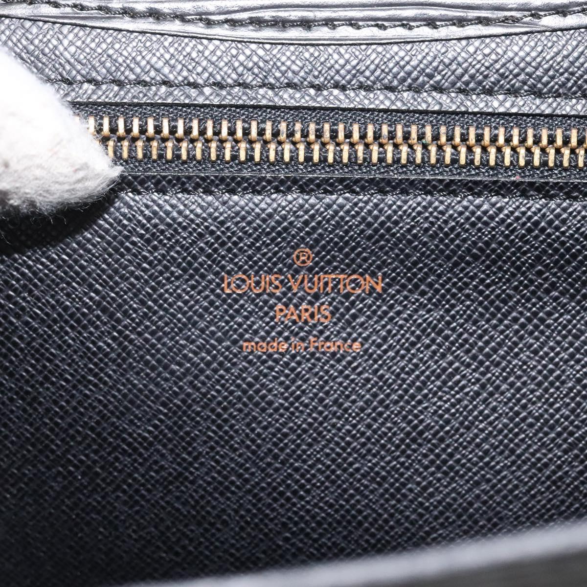 LOUIS VUITTON Epi Art Deco Clutch Bag Black M52632 LV Auth EC463