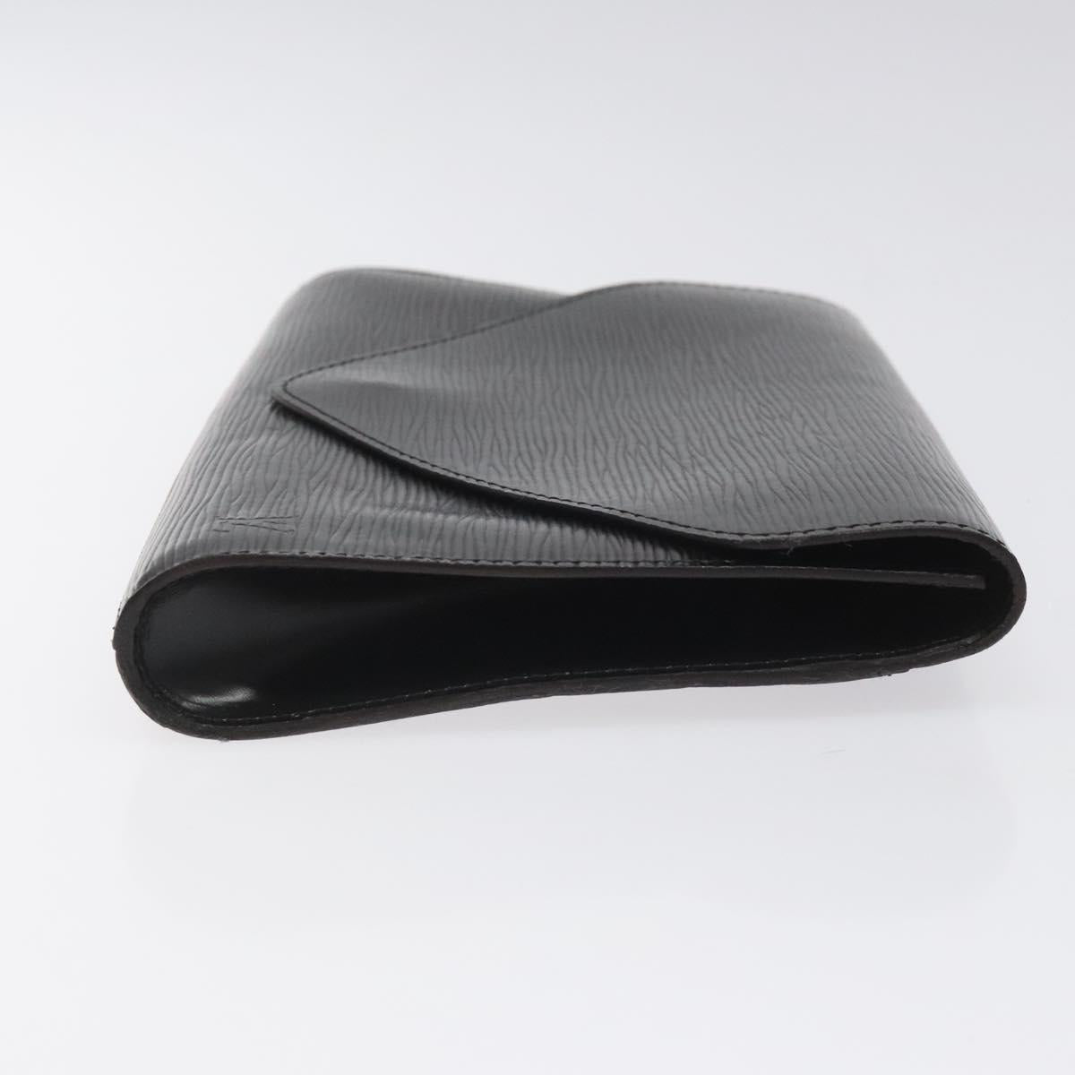 LOUIS VUITTON Epi Art Deco Clutch Bag Black M52632 LV Auth EC463