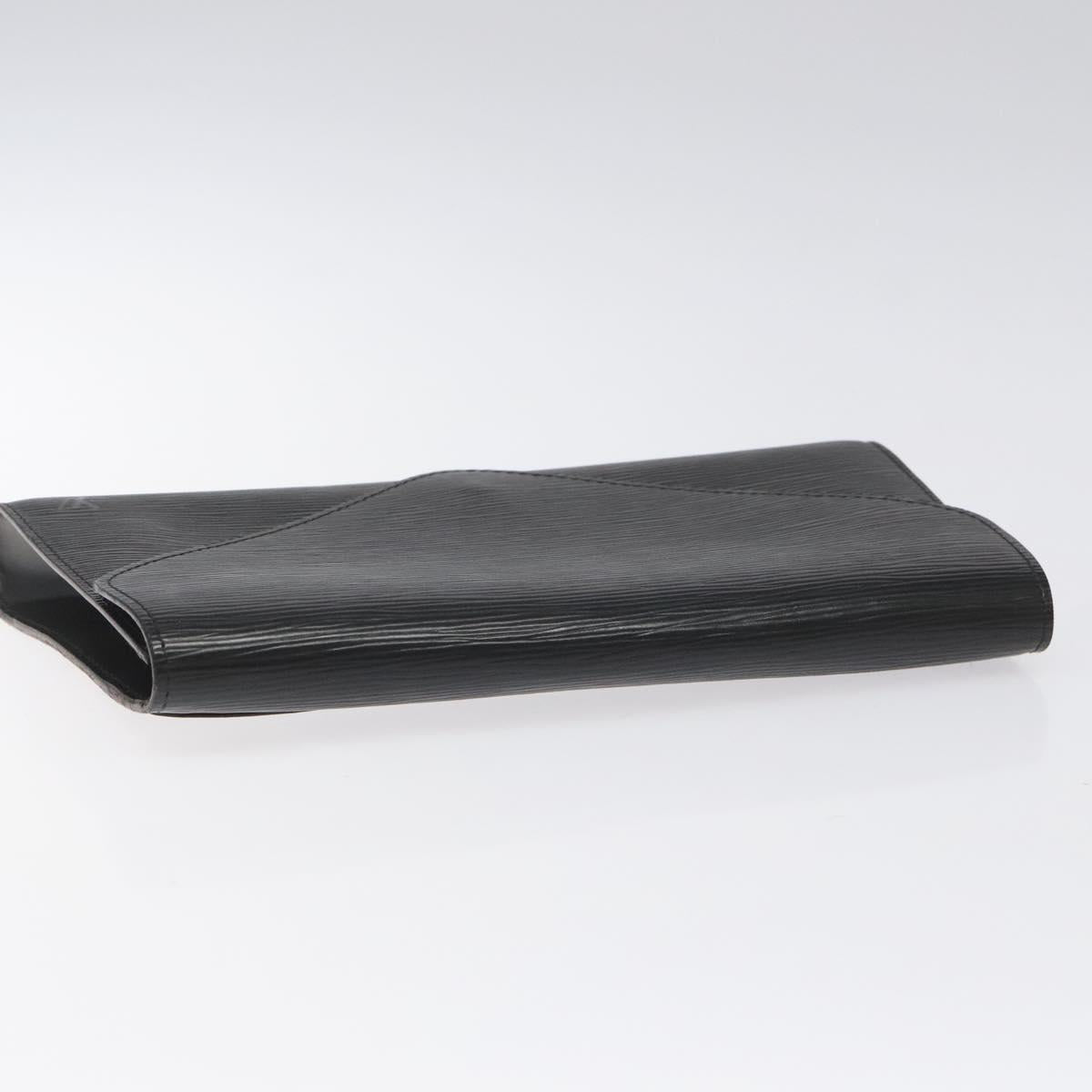 LOUIS VUITTON Epi Art Deco Clutch Bag Black M52632 LV Auth EC463