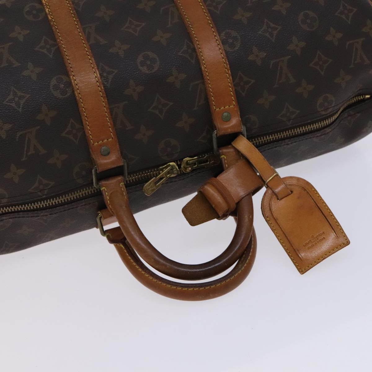 LOUIS VUITTON Monogram Keepall 45 Boston Bag M41428 LV Auth EC485