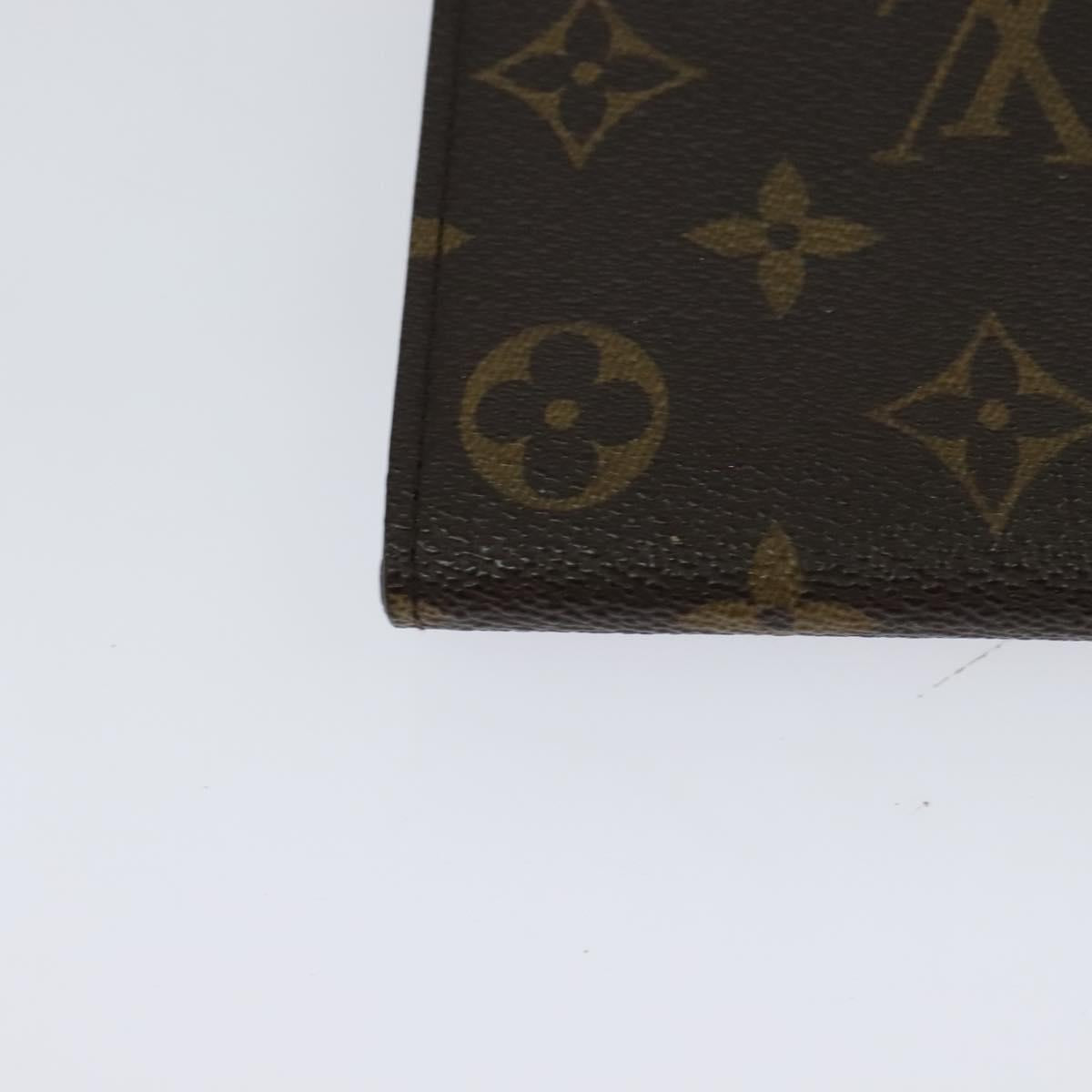 LOUIS VUITTON Monogram Portefeuille Josephine Wallet Red M60139 LV Auth EC518
