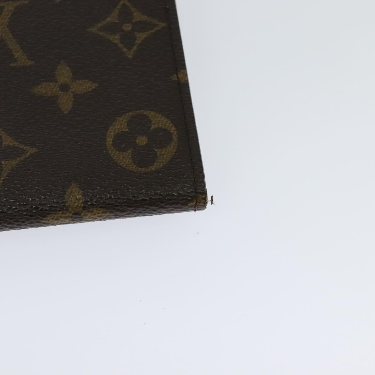 LOUIS VUITTON Monogram Portefeuille Josephine Wallet Red M60139 LV Auth EC518