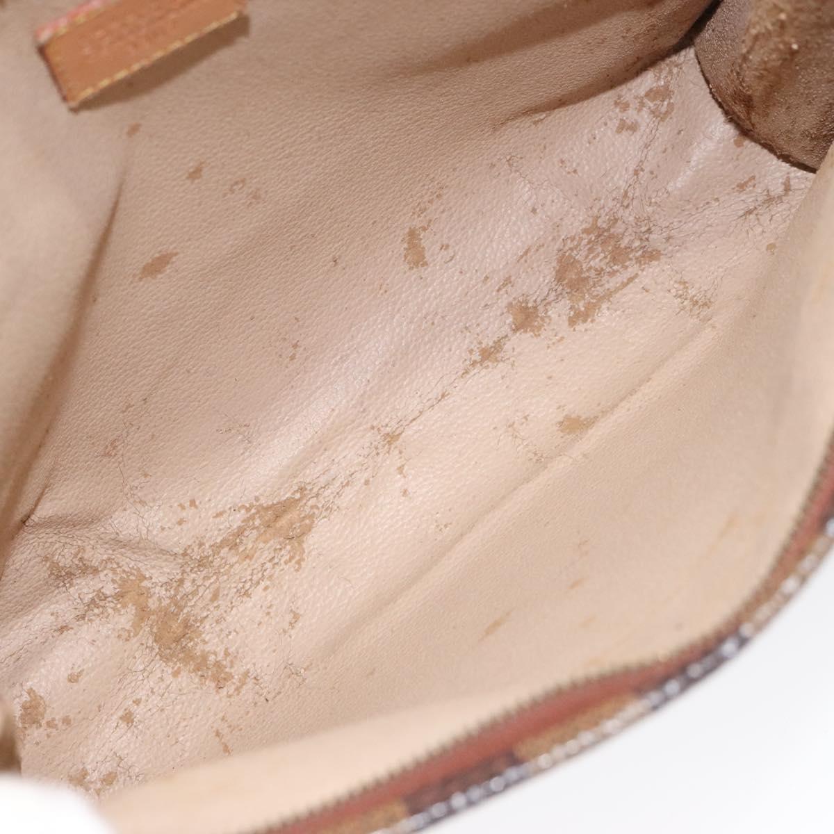 LOUIS VUITTON Damier Ebene Poche Toilette 26 Pouch N47543 LV Auth EC531