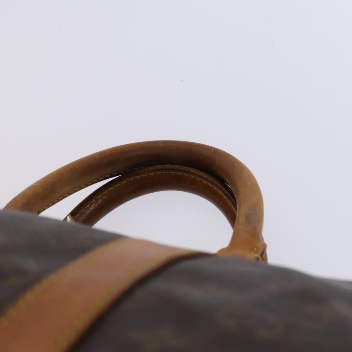 LOUIS VUITTON Monogram Keepall 55 Boston Bag M41424 LV Auth EC541