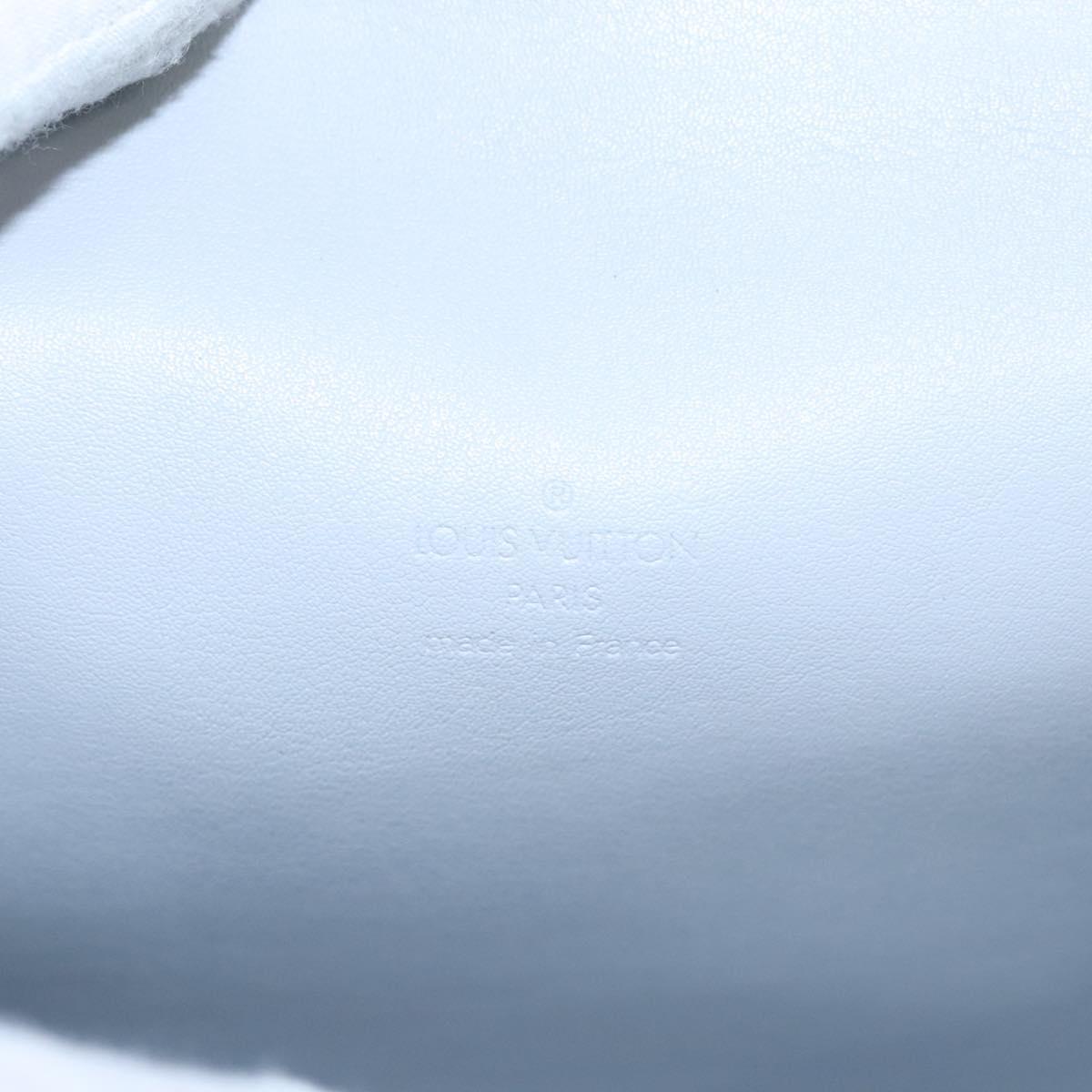 LOUIS VUITTON Monogram Vernis Spring Street Hand Bag Gris M91029 LV Auth EC572