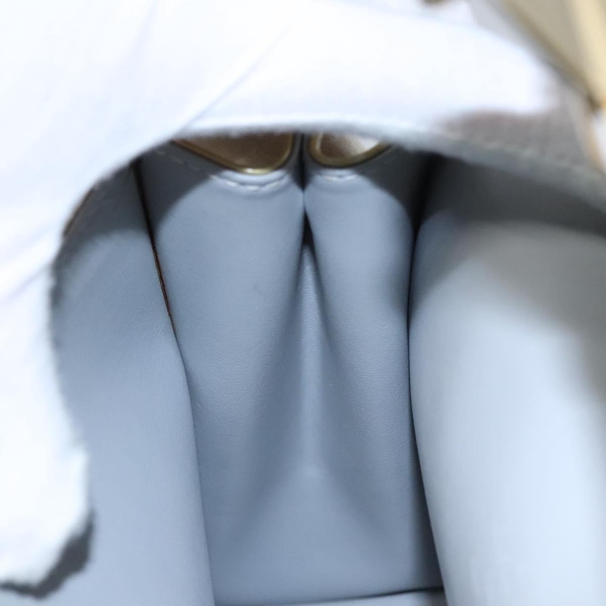 LOUIS VUITTON Monogram Vernis Spring Street Hand Bag Gris M91029 LV Auth EC572