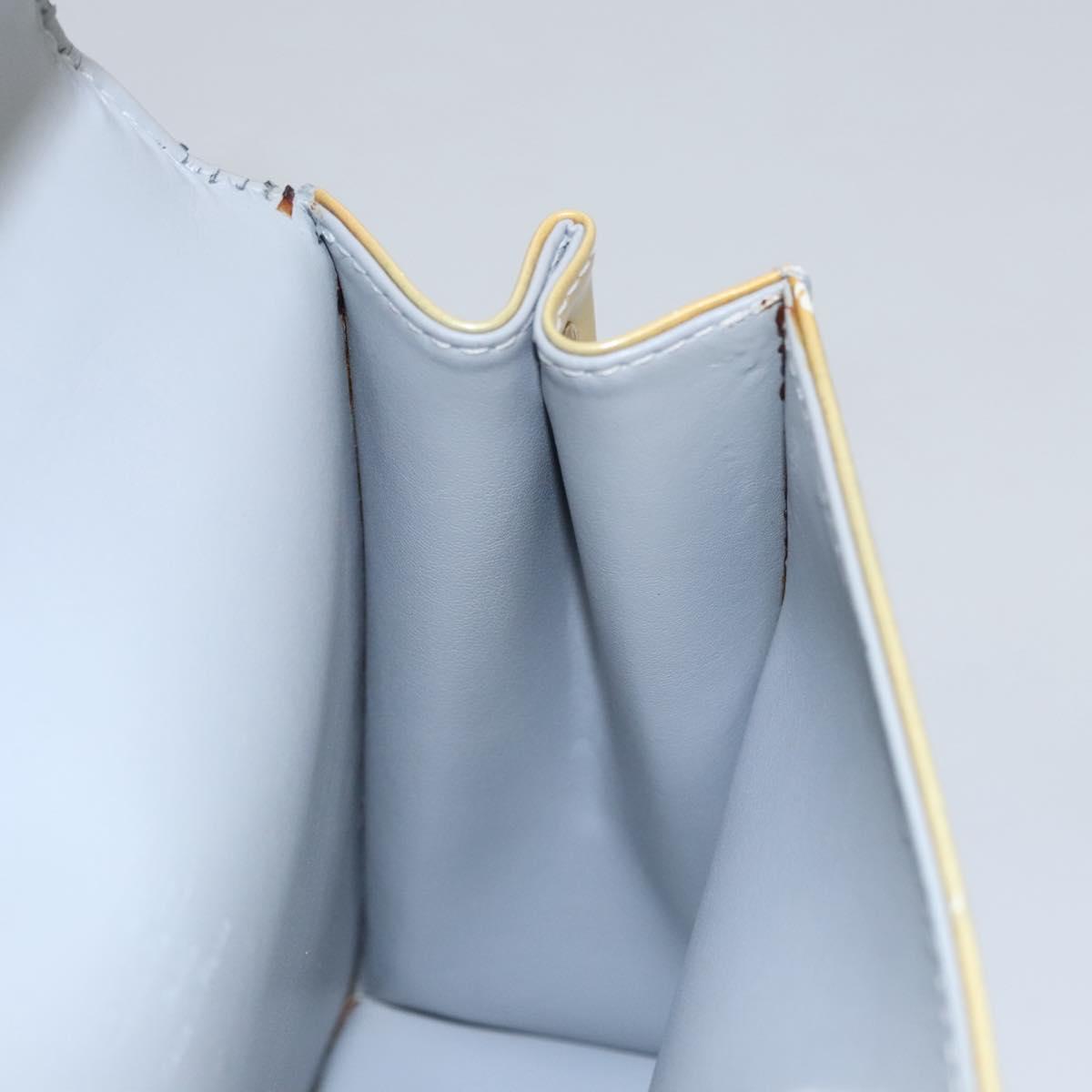 LOUIS VUITTON Monogram Vernis Spring Street Hand Bag Gris M91029 LV Auth EC572