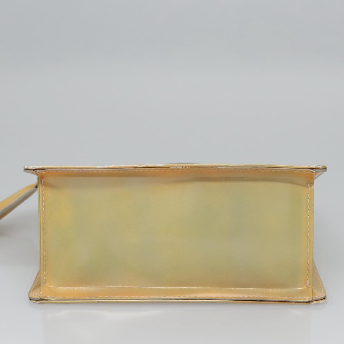 LOUIS VUITTON Monogram Vernis Spring Street Hand Bag Gris M91029 LV Auth EC572