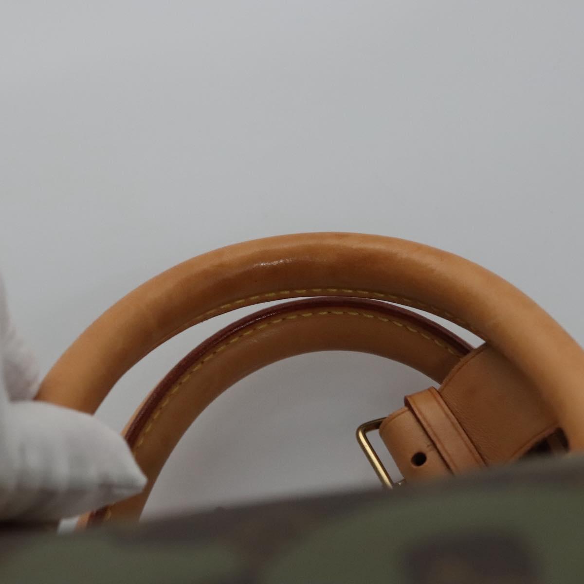 LOUIS VUITTON Monogram graffiti Keepall 50 Boston Bag Khaki M92196 Auth EC602AV