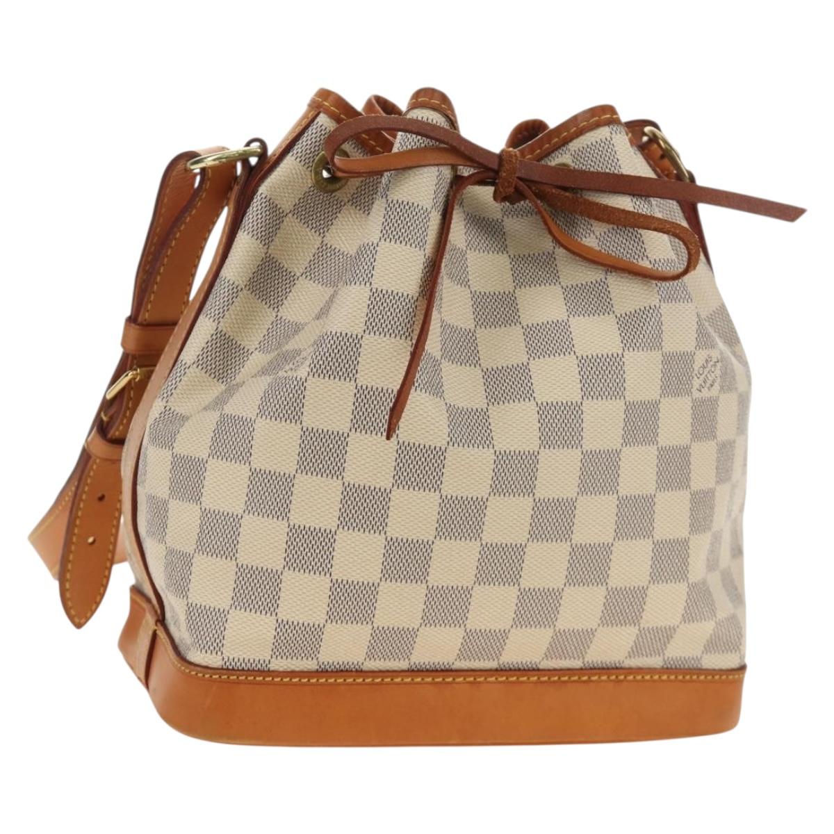 LOUIS VUITTON Damier Azur Noe BB Shoulder Bag N41220 LV Auth EC604