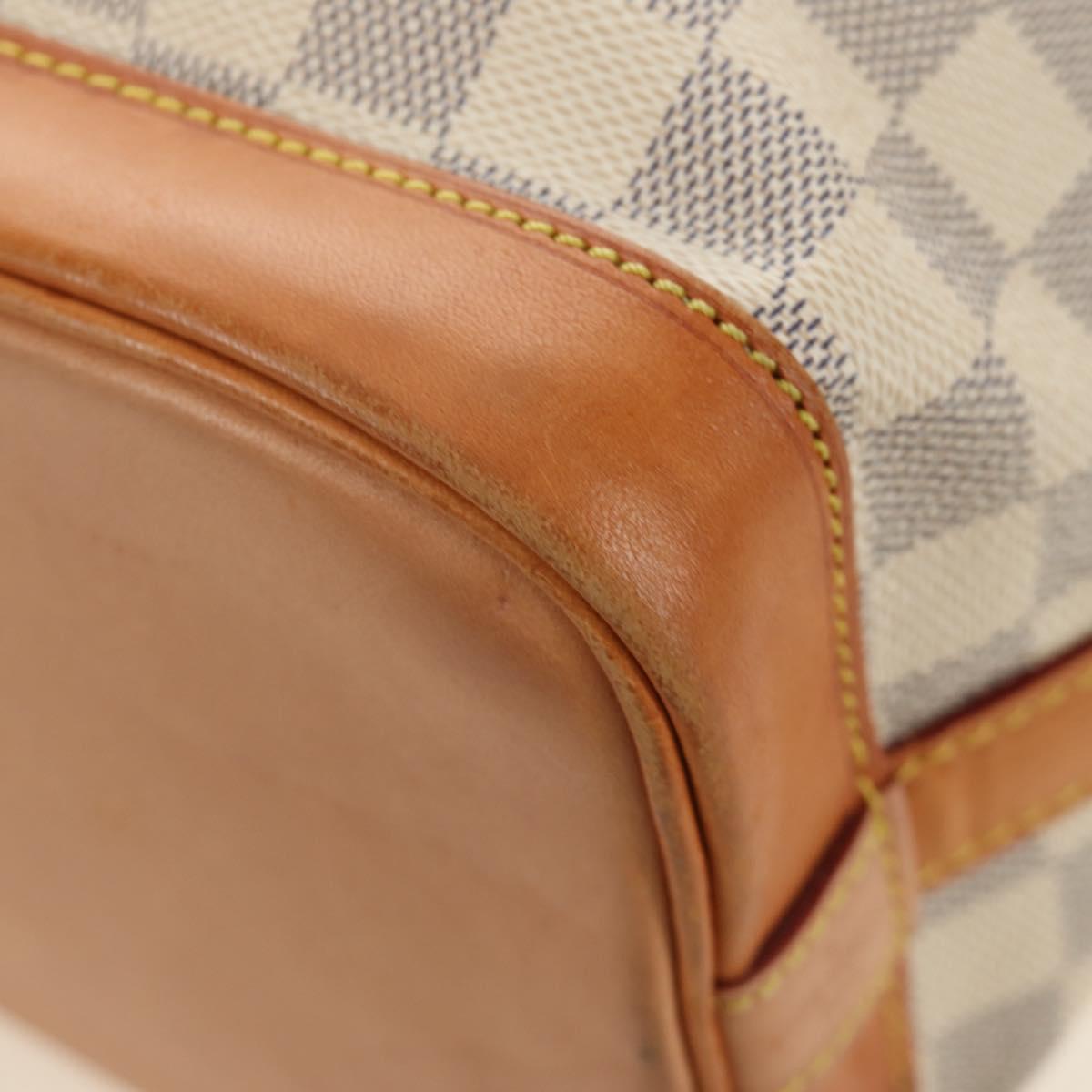 LOUIS VUITTON Damier Azur Noe BB Shoulder Bag N41220 LV Auth EC604