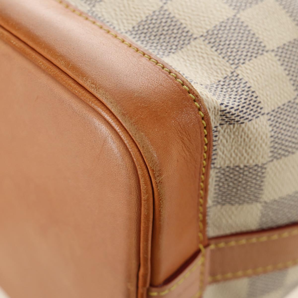 LOUIS VUITTON Damier Azur Noe BB Shoulder Bag N41220 LV Auth EC604