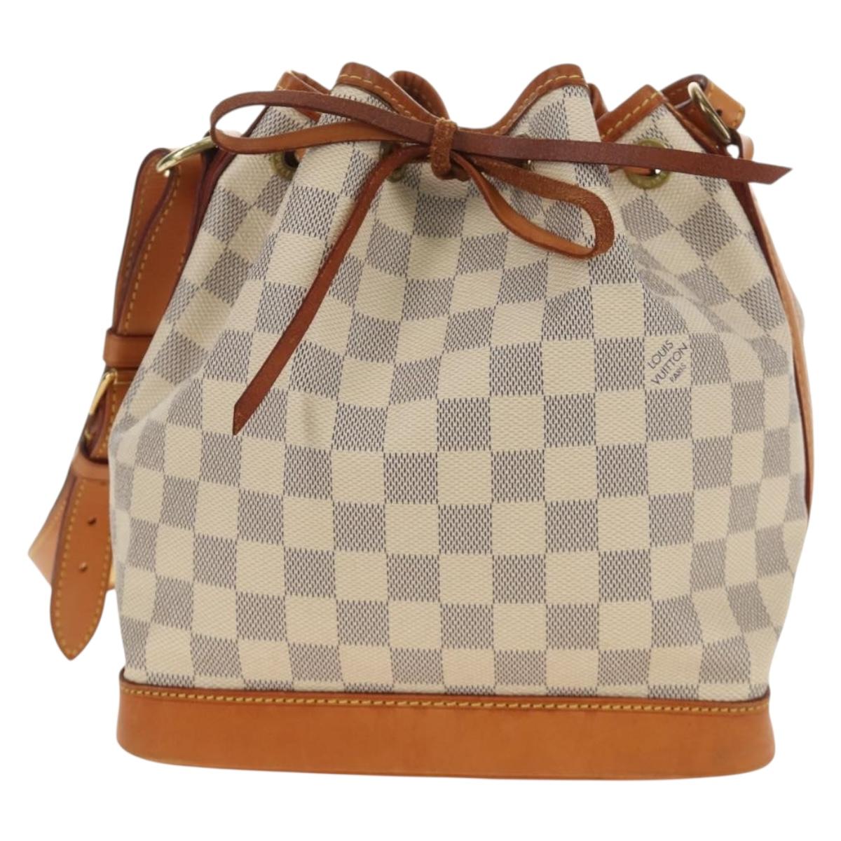 LOUIS VUITTON Damier Azur Noe BB Shoulder Bag N41220 LV Auth EC604