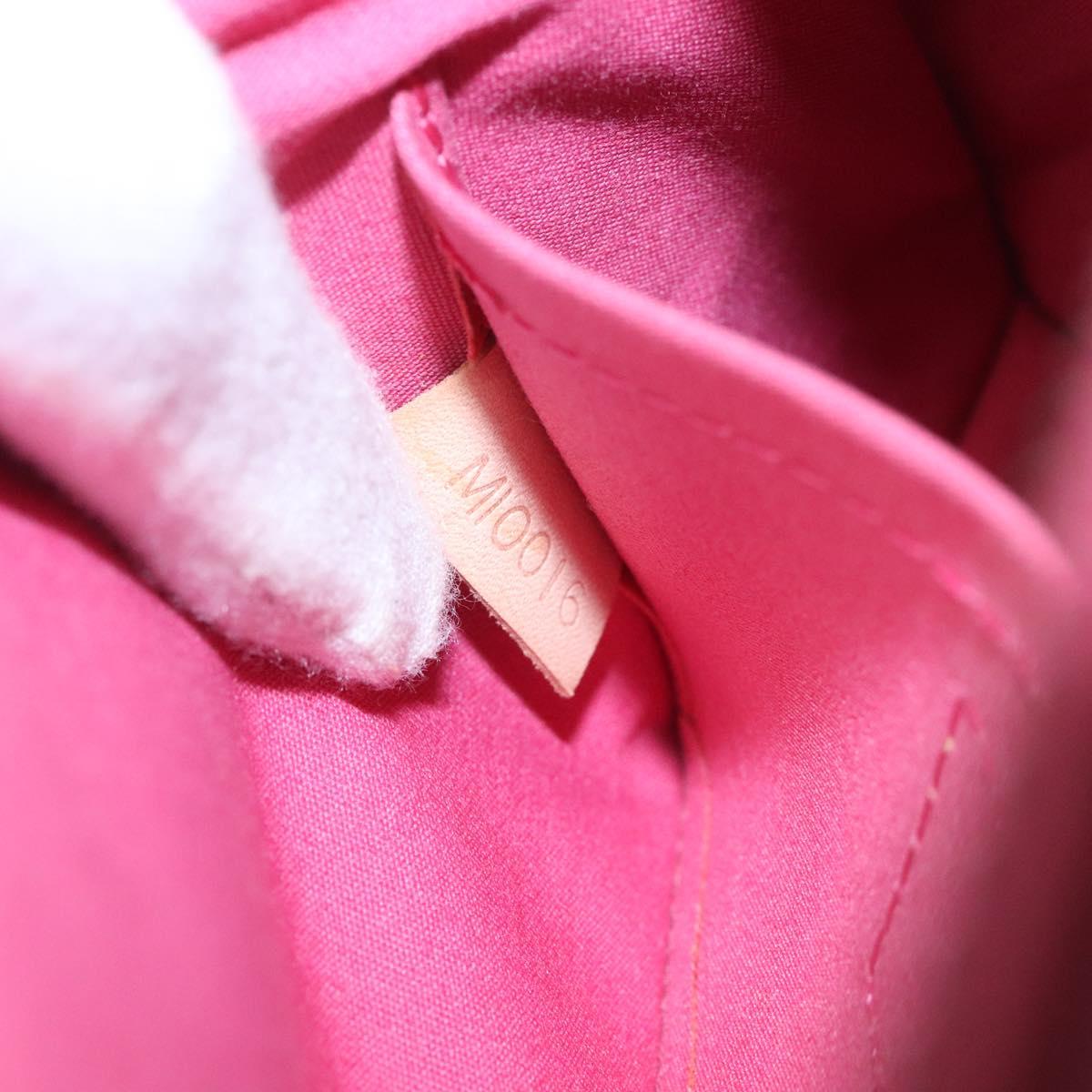 LOUIS VUITTON Monogram Vernis Minna Street Bag Fran Boise M9146F LV Auth EC606V