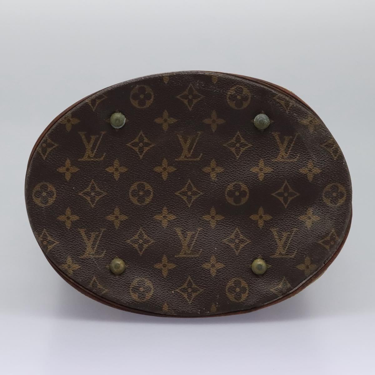 LOUIS VUITTON Monogram Bucket GM Shoulder Bag M42236 LV Auth EC617