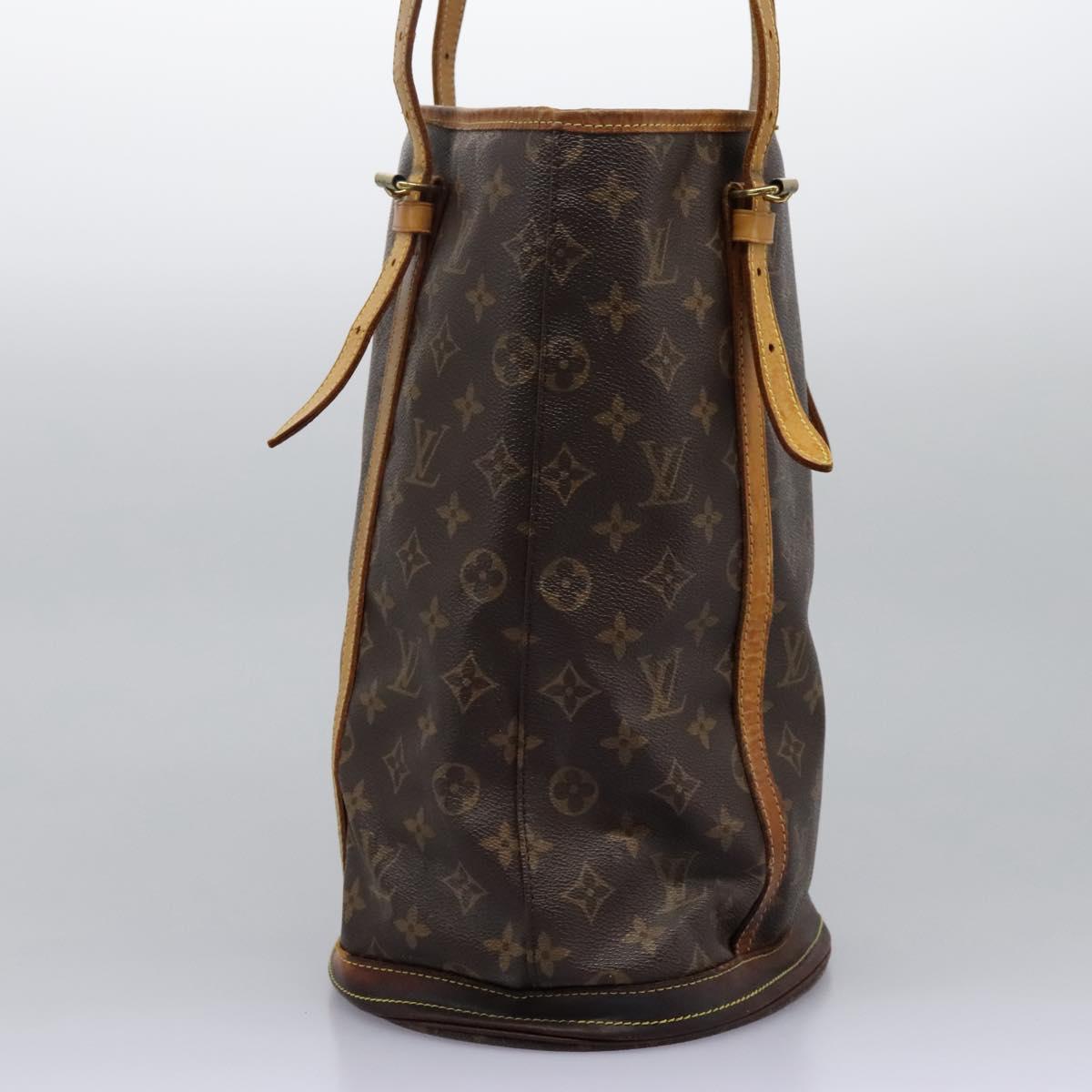 LOUIS VUITTON Monogram Bucket GM Shoulder Bag M42236 LV Auth EC617