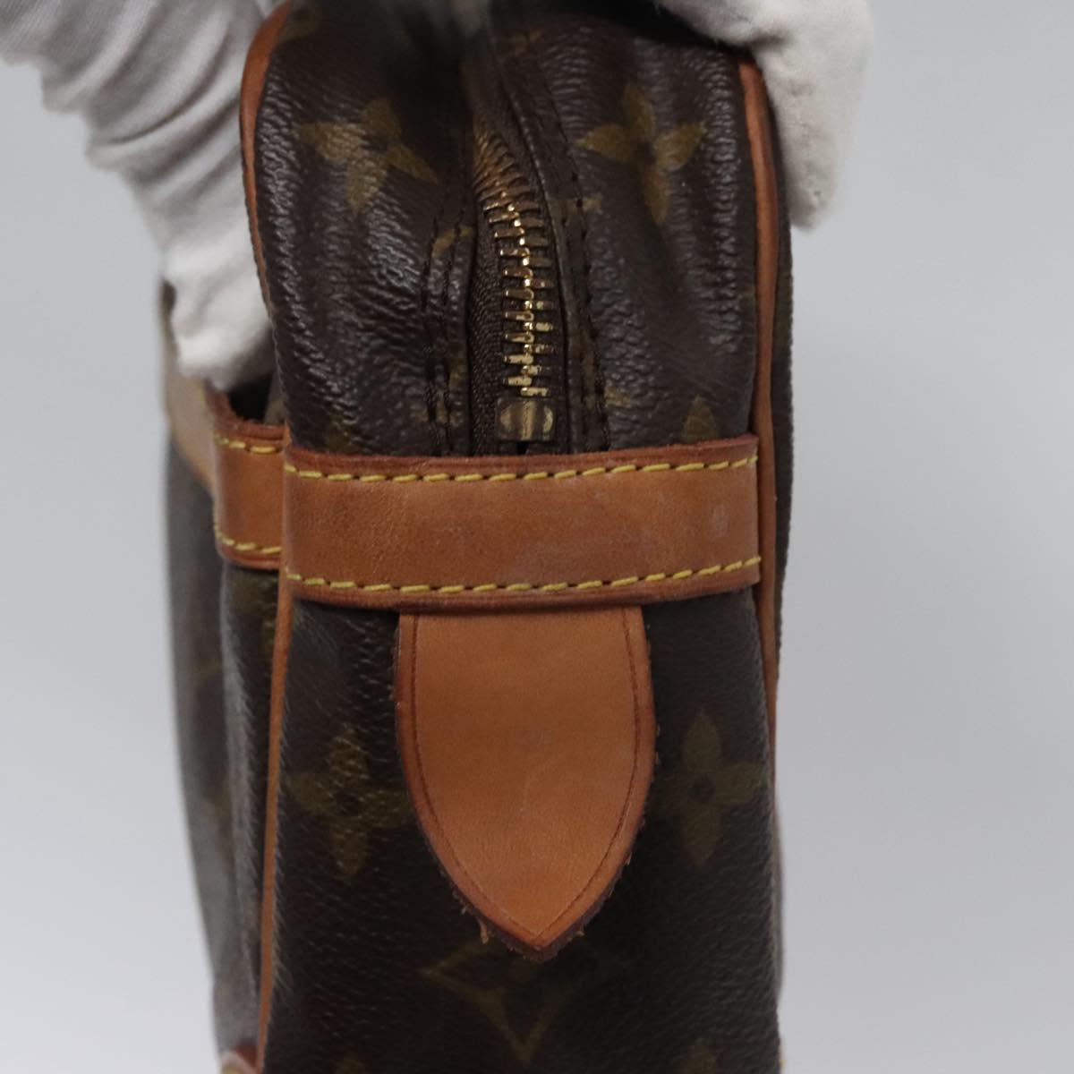 LOUIS VUITTON Monogram Compiegne 28 Clutch Bag M51845 LV Auth EC649