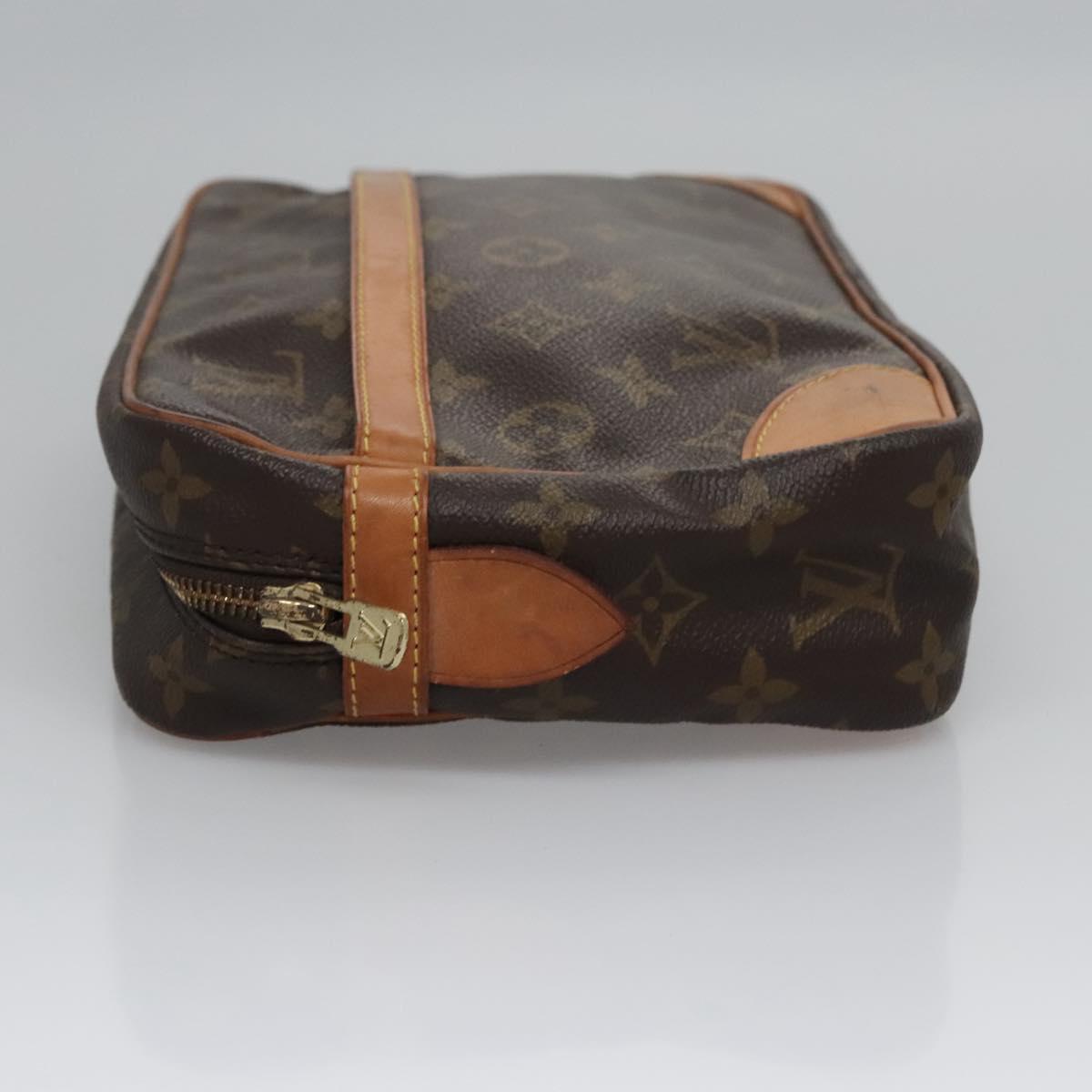 LOUIS VUITTON Monogram Compiegne 28 Clutch Bag M51845 LV Auth EC649