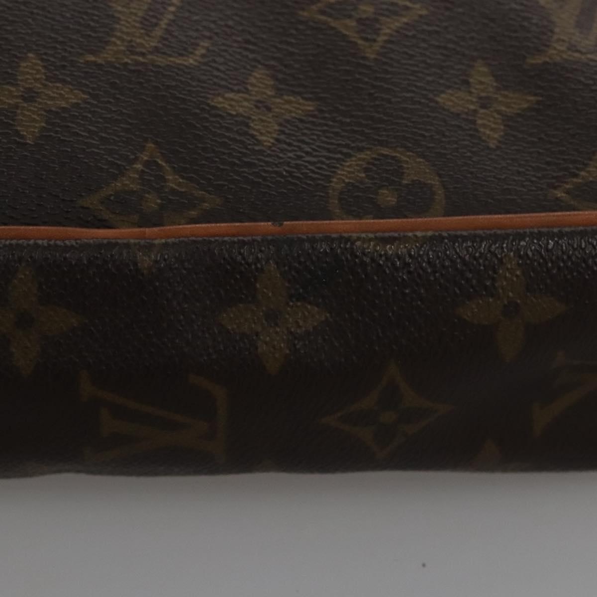 LOUIS VUITTON Monogram Compiegne 28 Clutch Bag M51845 LV Auth EC649