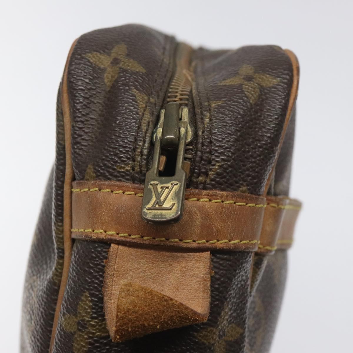 LOUIS VUITTON Monogram Compiegne 28 Clutch Bag M51845 LV Auth EC650