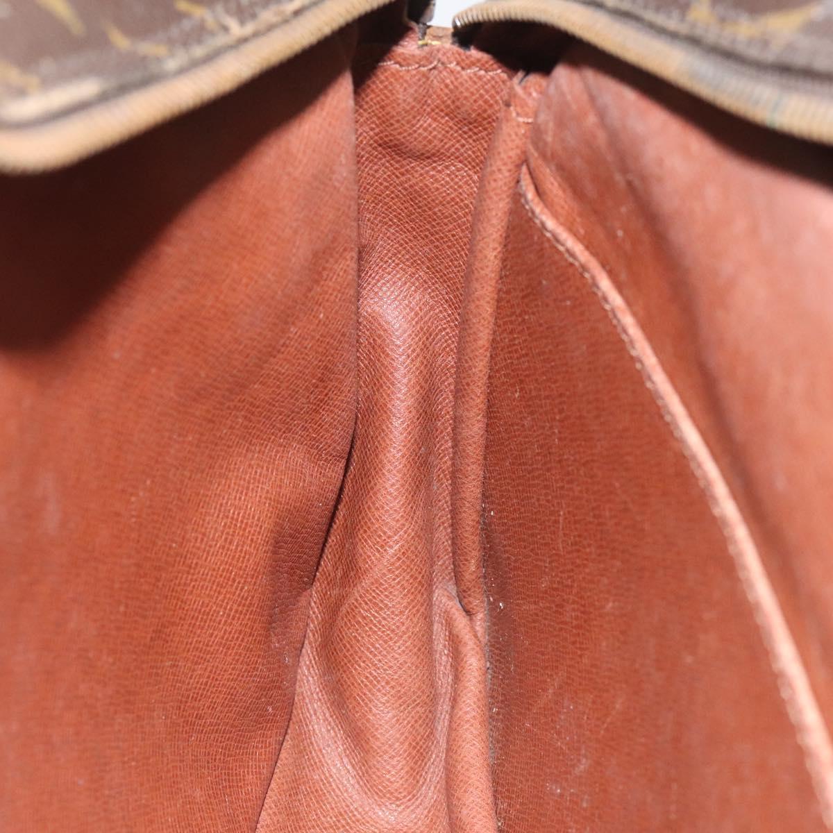 LOUIS VUITTON Monogram Compiegne 28 Clutch Bag M51845 LV Auth EC650